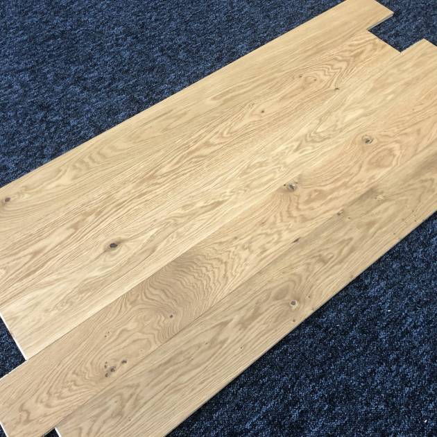 Deska dębowa 11x120x1200 Rustic Olej UV [300m2]