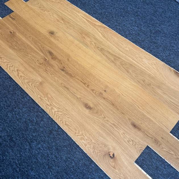 Deska dębowa 15x150x1900 klasa Natural - Olej UV - Zamek Click 5G