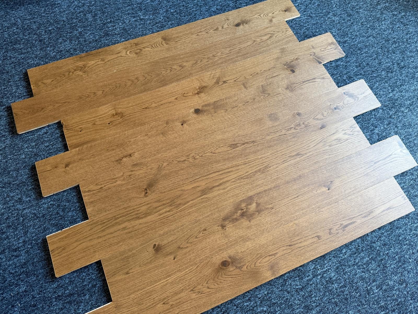Deska dębowa 11x150x1330 Rustic Nugat